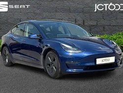 Blue Used 2021 Tesla Model 3 Long Range Sedan | £16,990 (Fair price)