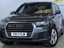 Grey Used 2017 Audi Q7 S-Line SUV | £22,200 (A bit pricey)