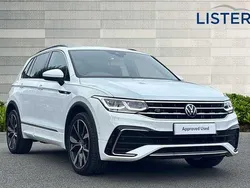 Pure white Used 2024 VW Tiguan R-line Edition SUV | £29,999 (A bit pricey)