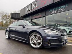 Blue Used 2017 Audi A5 Sportback S-Line Hatchback | £14,990 (Fair price)