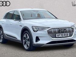 White Used 2020 Audi e-tron Design SUV | £20,726 (A bit pricey)