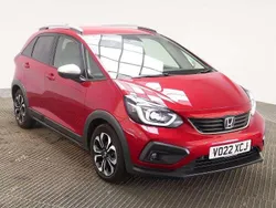 Crystal red Used 2022 Honda Jazz Hybrid Hatchback | £18,250 (Fair price)