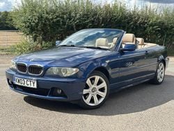 Blue Used 2003 BMW 325 Cabriolet Performance Cabriolet | £2,795 (Fair price)