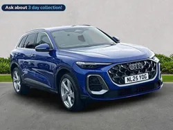 Blue New 2025 Audi Q5 S-Line SUV | £49,638