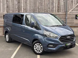 Blue Used 2022 Ford Transit Custom Limited Van | £28,495 (A bit pricey)