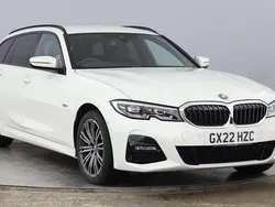 White Used 2022 BMW 330e M Sport Estate | £27,500 (Good price)
