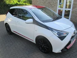 White Used 2018 Toyota Aygo x-press Hatchback | £6,491 (Fair price)