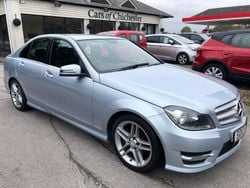 Silver Used 2013 Mercedes C220 AMG Sedan | £8,495 (Fair price)