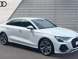 White Used 2024 Audi A3 S-Line Sedan | £24,011 (Fair price)