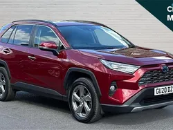 Red Used 2020 Toyota RAV4 Hybrid SUV | £21,781 (Fair price)