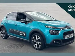 Blue Used 2022 Citroën C3 PureTech Hatchback | £11,717 (Fair price)