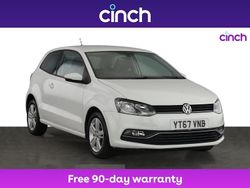 White Used 2017 VW Polo Edition Hatchback | £9,599 (A bit pricey)