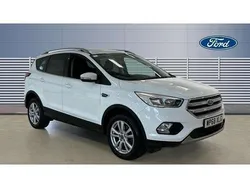 White Used 2018 Ford Kuga Zetec SUV | £9,367 (Fair price)