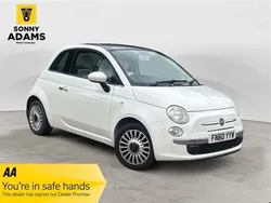 White Used 2010 Fiat 500 Lounge Hatchback | £2,490 (Fair price)
