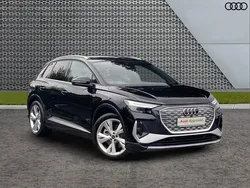 Black Used 2023 Audi Q4 e-tron S-Line SUV | £29,395 (Fair price)