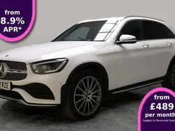 White Used 2022 Mercedes GLC300 AMG Line Premium Estate | £31,535 (Good price)