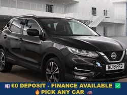 Black Used 2018 Nissan Qashqai N-Connecta SUV | £10,199 (Good price)