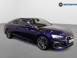 Blue Used 2022 Audi A5 S-Line Coupe | £27,999 (Fair price)