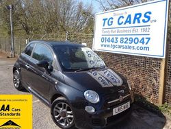 Red Used 2015 Fiat 500 S Hatchback | £4,995 (Fair price)