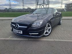 Black Used 2014 Mercedes SLK250 AMG Cabriolet | £8,475 (Fair price)