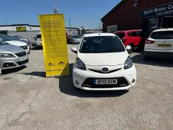 White Used 2013 Toyota Aygo Hatchback | £3,650 (Fair price)
