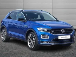 Blue Used 2018 VW T-Roc R-line SUV | £16,495 (Fair price)