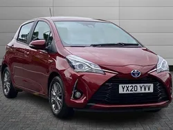 Red Used 2020 Toyota Yaris Hybrid Hatchback | £14,350 (Good price)