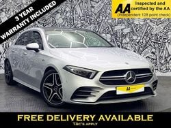 Silver Used 2019 Mercedes A35 AMG Premium Plus Hatchback | £21,995 (Fair price)