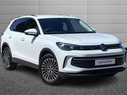 Pure white Used 2024 VW Tiguan Match SUV | £30,395 (Fair price)