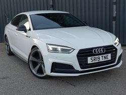 White Used 2019 Audi A5 Black Edition Hatchback | £19,298 (Expensive)