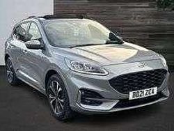 Silver Used 2021 Ford Kuga ST-Line X SUV | £18,499 (Fair price)