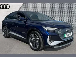 Blue New 2025 Audi Q4 Sportback e-tron S-Line SUV | £37,990 (Fair price)
