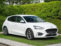 White Used 2019 Ford Focus ST-Line Hatchback | £9,995 (Good price)