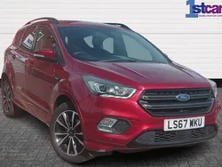 Red Used 2017 Ford Kuga ST-Line SUV | £9,989 (Fair price)