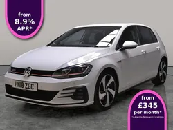 White Used 2018 VW Golf VII GTI Hatchback | £18,608 (Fair price)