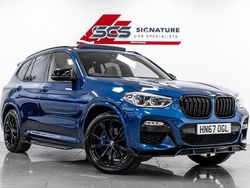 Blue Used 2017 BMW X3 M Sport SUV | £24,495 (Expensive)
