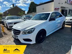 White Used 2015 Mercedes E220 AMG Sedan | £5,795 (Fair price)