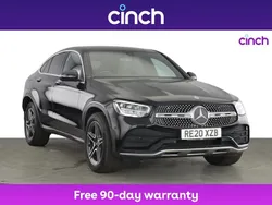 Black Used 2020 Mercedes GLC220 AMG line SUV | £26,299 (A bit pricey)