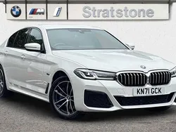 White Used 2021 BMW 530e M Sport | £29,350 (Expensive)