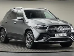 Selenite gray metallic finish Used 2024 Mercedes GLE400 AMG line SUV | £58,200 (Fair price)