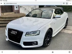 White Used 2010 Audi A5 Cabriolet S-Line Cabriolet | £4,995 (Fair price)