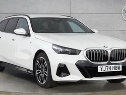White Used 2025 BMW 520 M Sport Estate | £42,999 (Fair price)