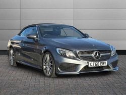 Grey Used 2018 Mercedes C220 AMG line Cabriolet | £17,995 (Fair price)