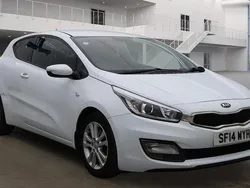 White Used 2014 Kia ProCeed Hatchback | £3,585 (Fair price)