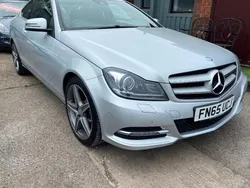 Silver Used 2015 Mercedes C220 Executive Coupe | £7,995