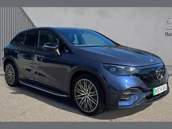 Blue Used 2024 Mercedes EQE350 AMG line Sedan | £56,480 (Fair price)