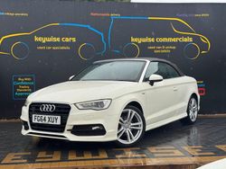White Used 2014 Audi A3 Cabriolet S-Line Cabriolet | £10,990 (Fair price)