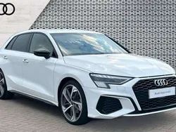 White Used 2023 Audi A3 Comfort Hatchback | £28,646 (Expensive)