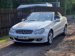 Silver Used 2005 Mercedes CLK280 Avantgarde Cabriolet | £1,995 (Good price)