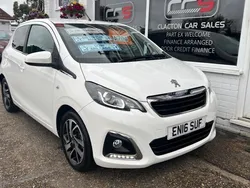 White Used 2016 Peugeot 108 Allure Hatchback | £6,795 (Fair price)